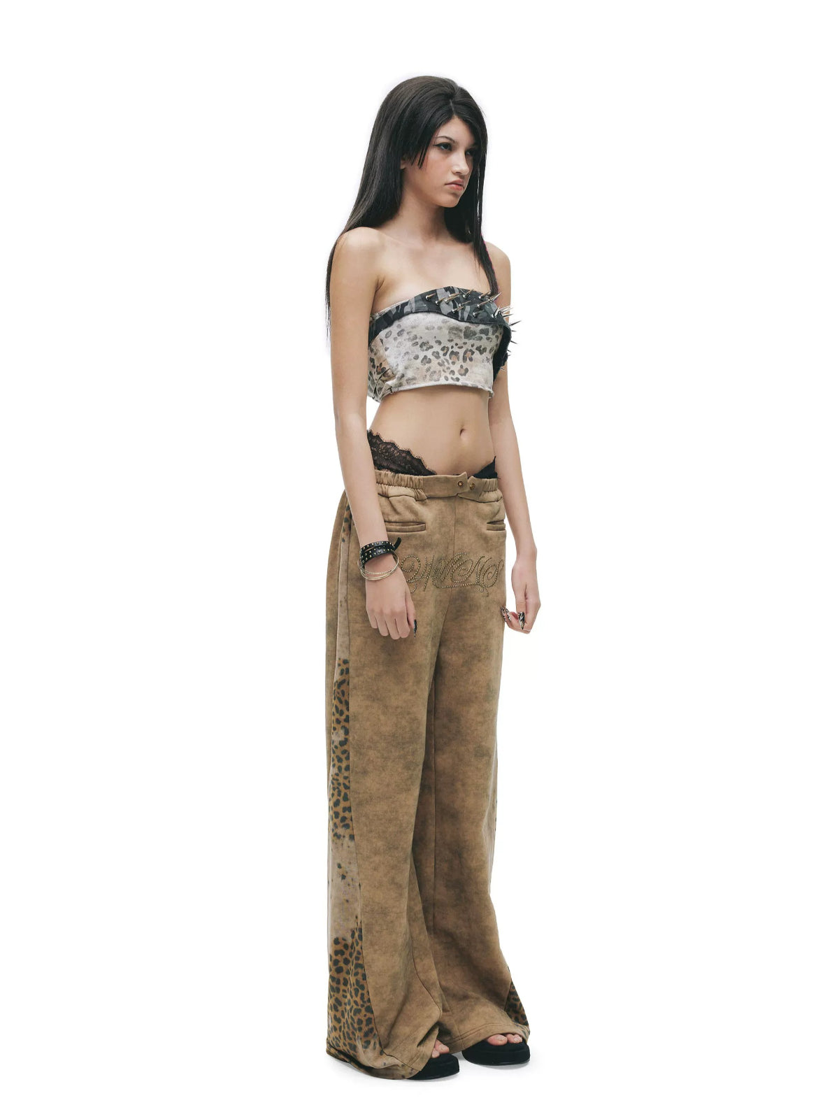 Tie-Dye Distressed Sweatpants