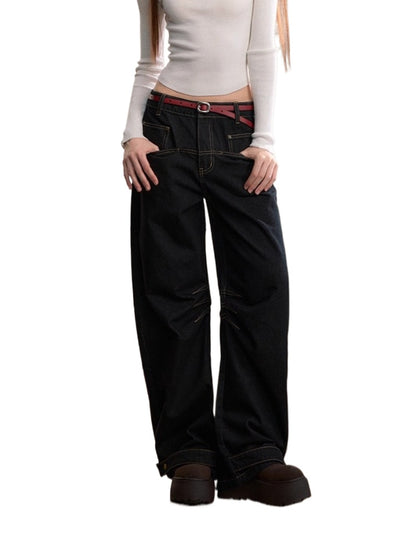 Original Black Straight Jeans