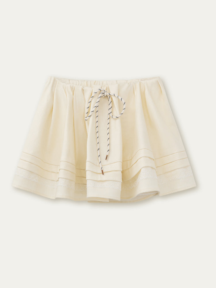 Versatile Pleated Puff Skirt