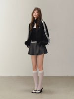 Side Zip Stand Collar Jacket