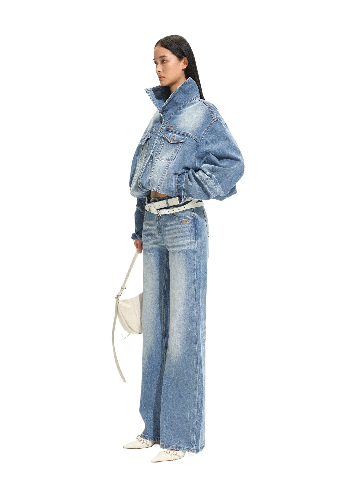 Equestrian Relaxed Denim Jacket
