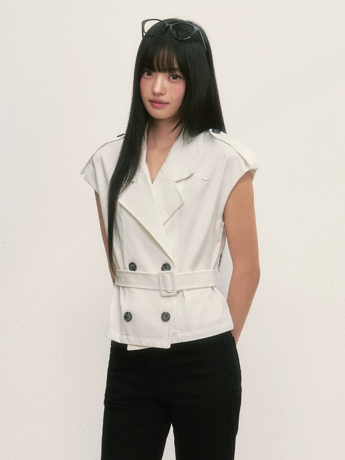 Double-Breasted Tailored Vest