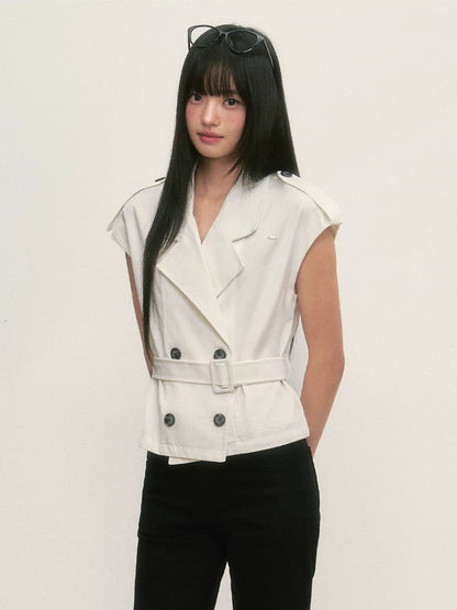 Double-Breasted Tailored Vest