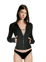 Quick-Dry Stretch Cropped Jacket