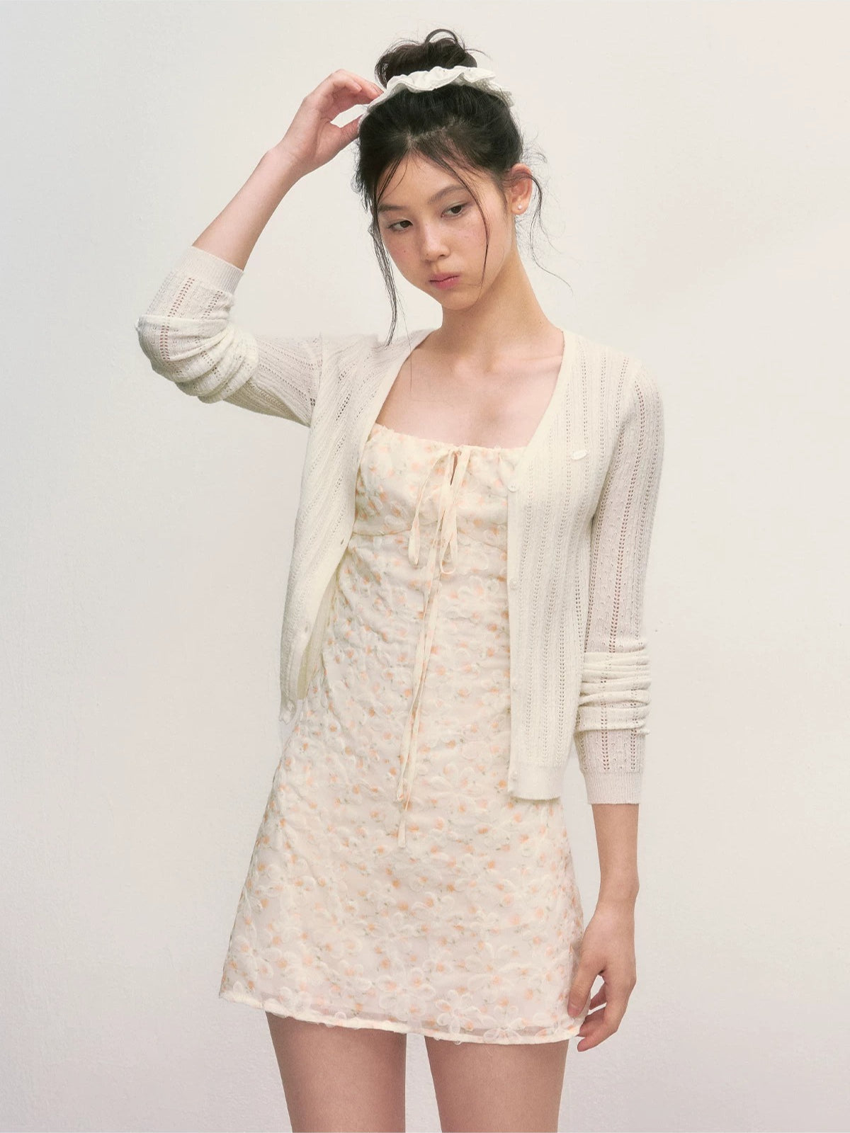 Apricot Floral Cami Dress