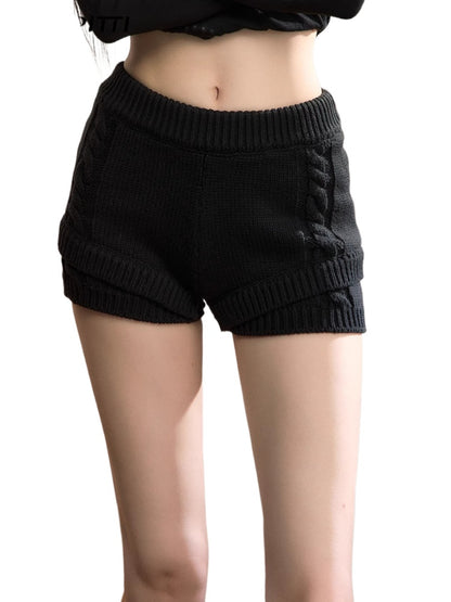 Knit Layered Shorts