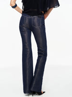 Coated Straight Jeans