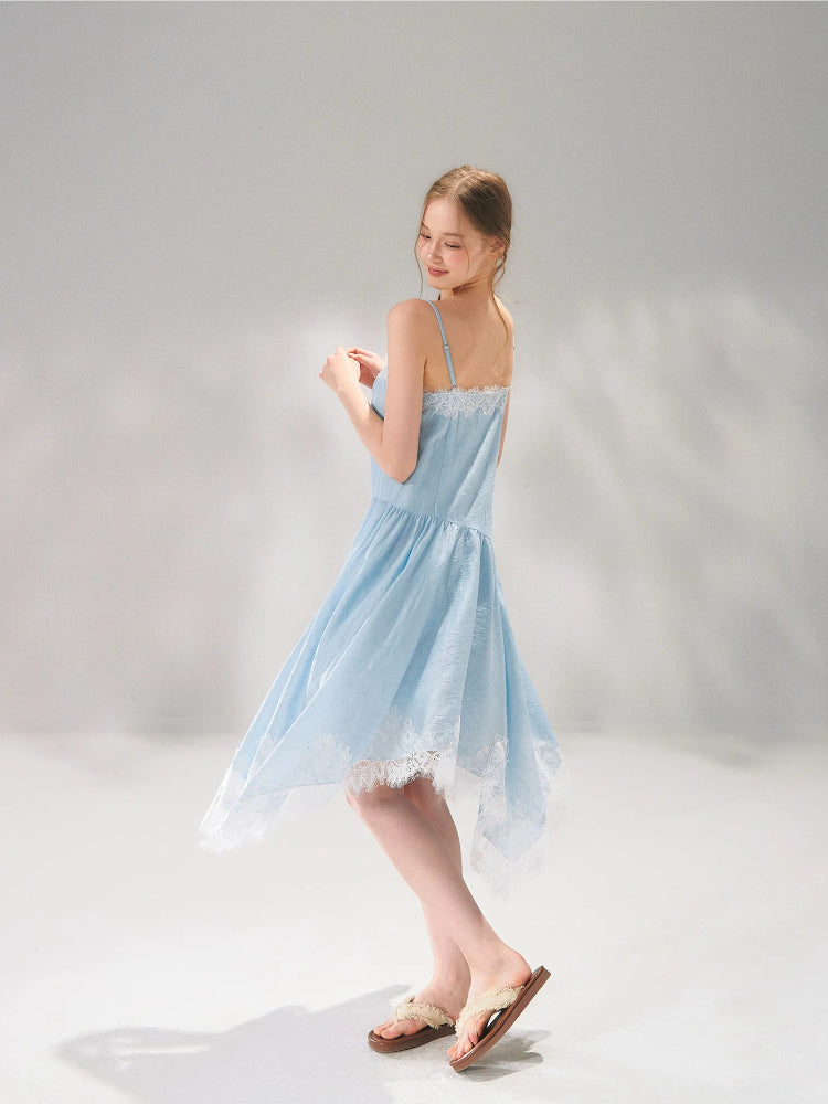 Lace Hem Slip Dress