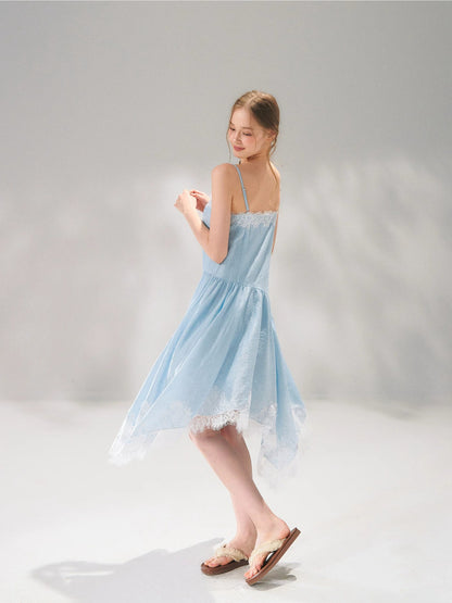 Lace Hem Slip Dress