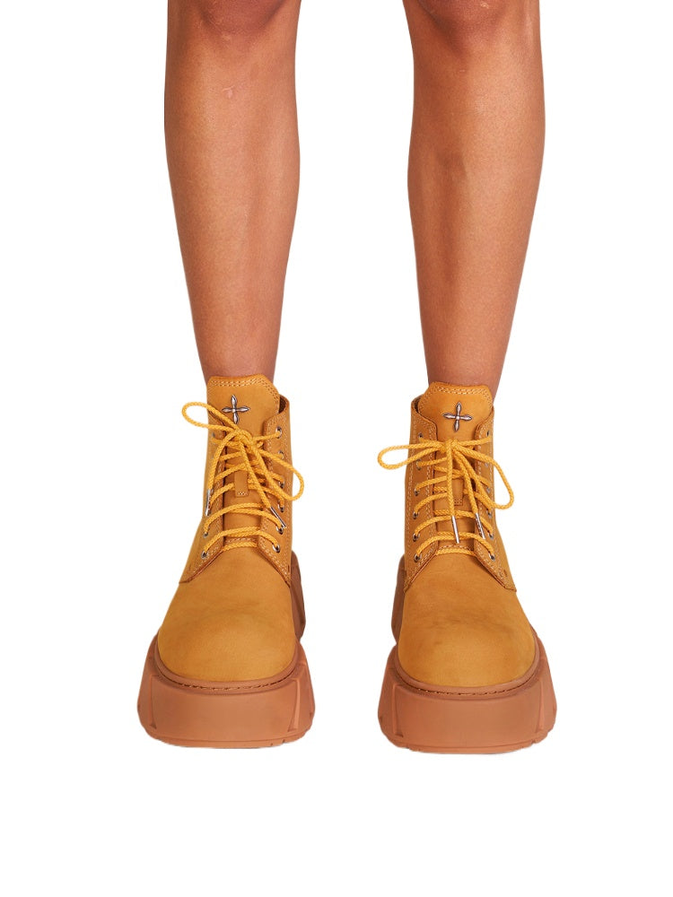 Future Mirage Leather Rider Boots Snow Mountain