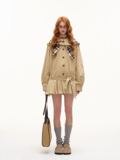 Bunny Hood Trench Coat