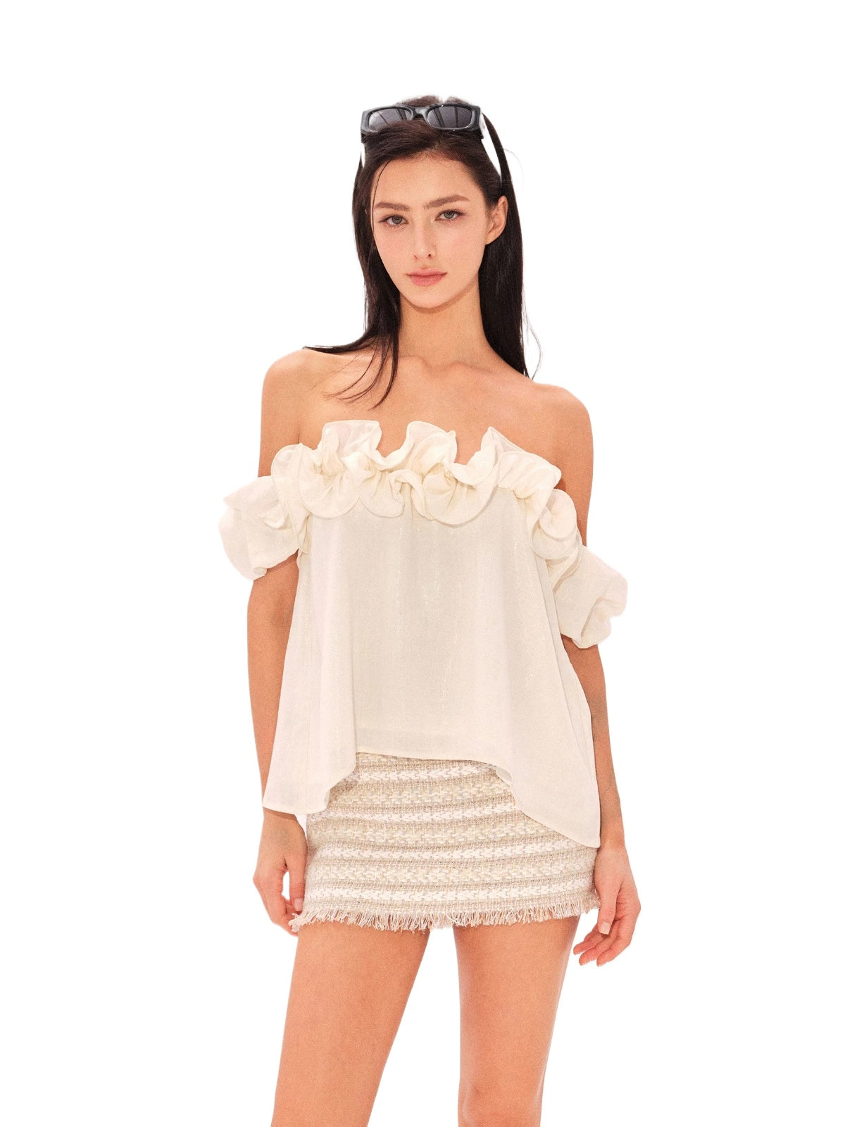 Ramie Off Shoulder Top