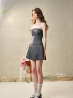 Blue & Gray Suit Dress