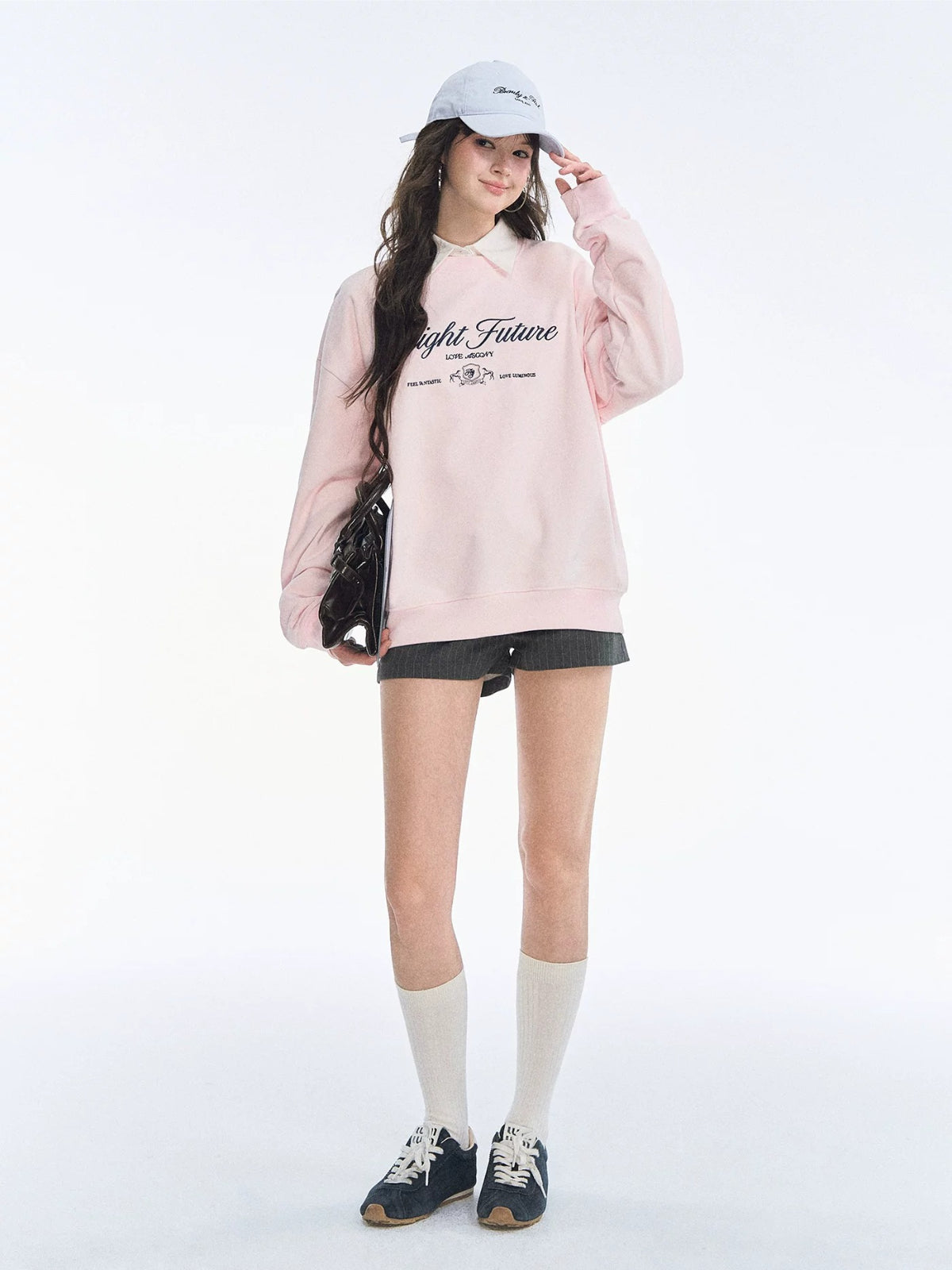Academy Embroidery Cotton Sweatshirt