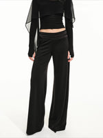 Satin Wide Leg Pants