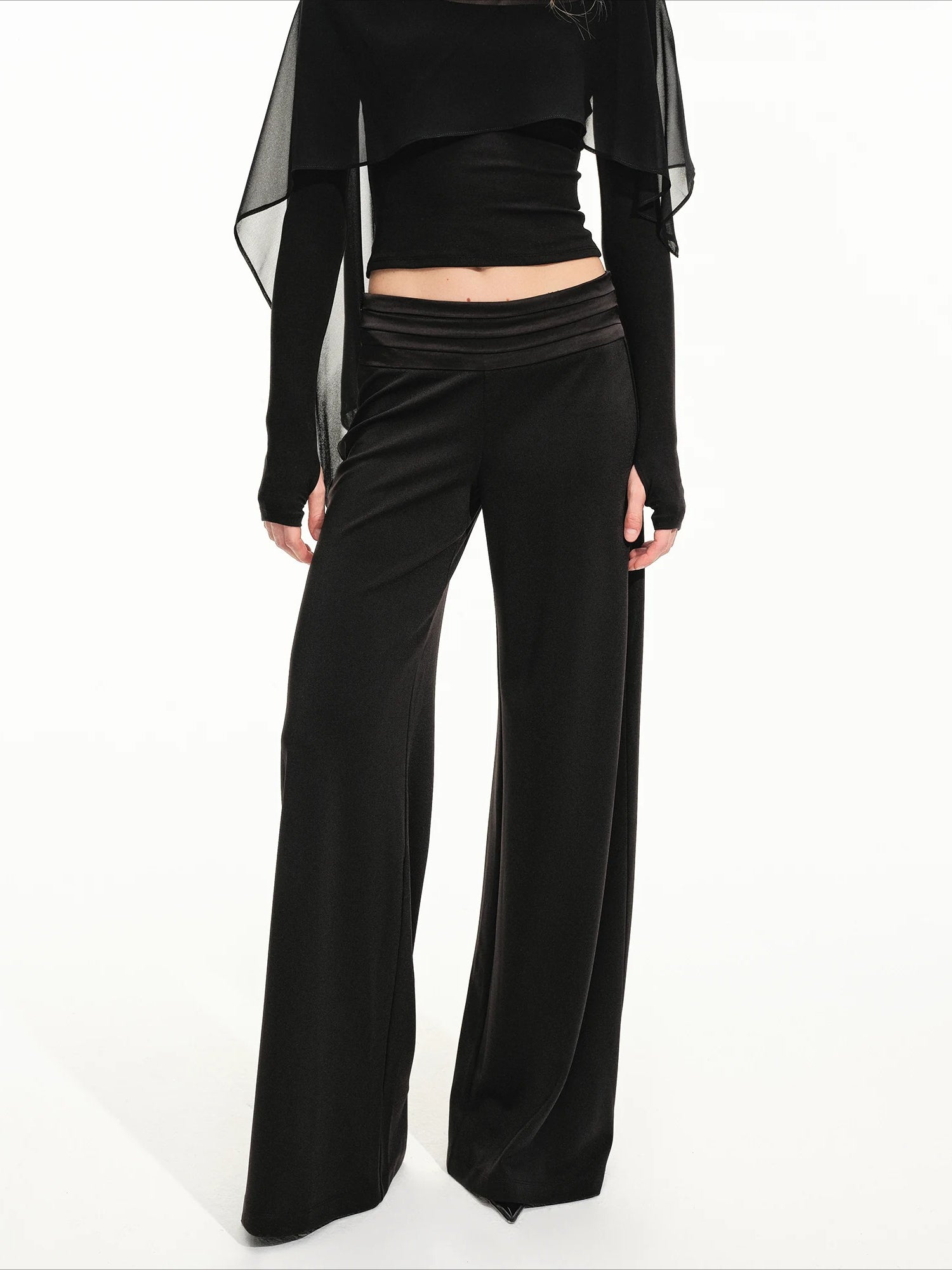 Satin Wide Leg Pants