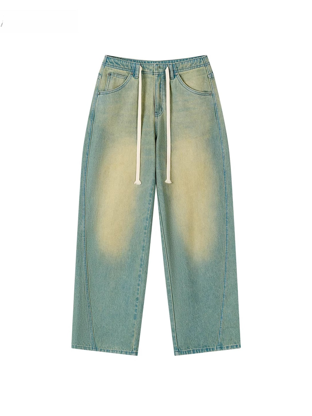 Original Wash Casual Wide-Leg Jeans