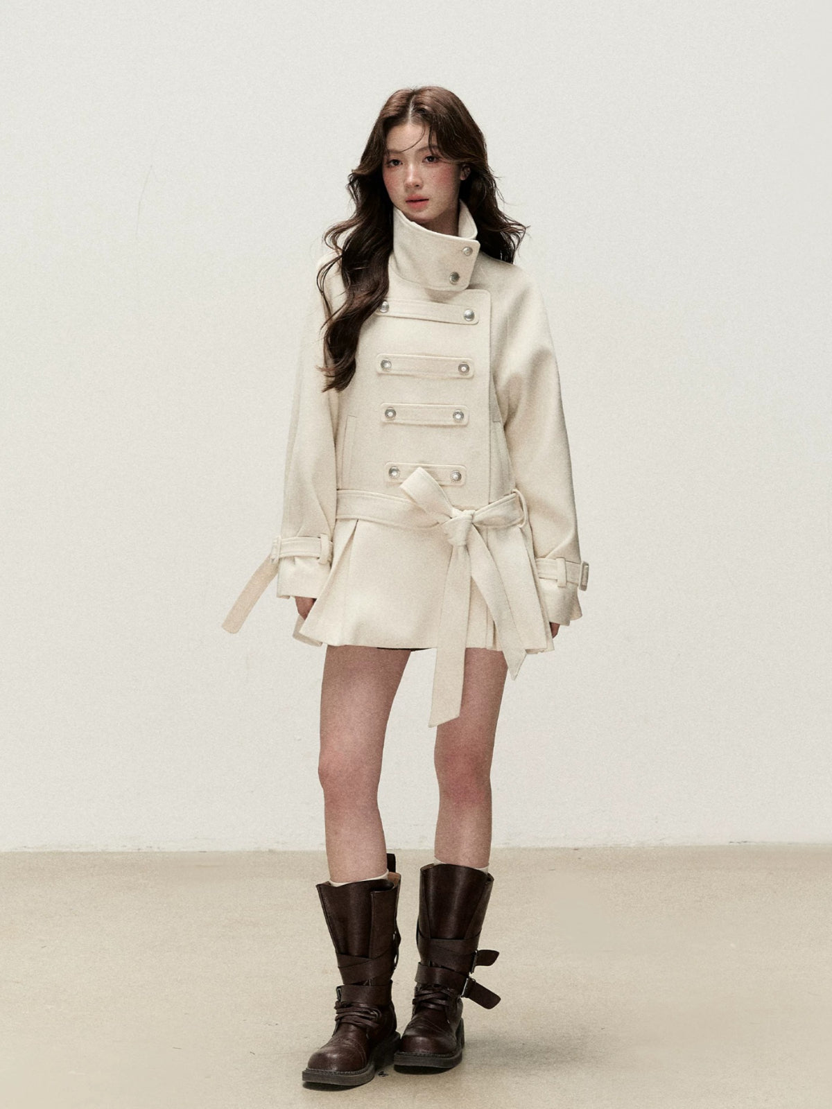 Napoleon Double-Breasted Wool Coat