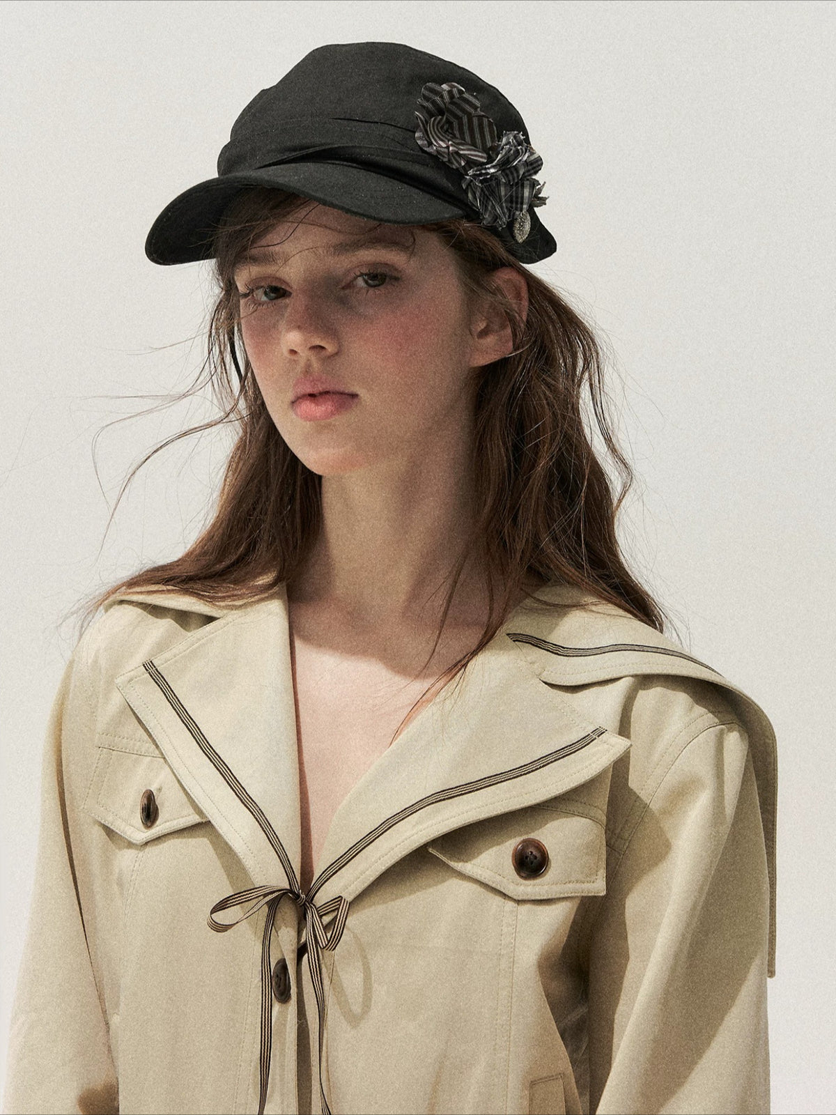 Vintage Floral Riding Hat