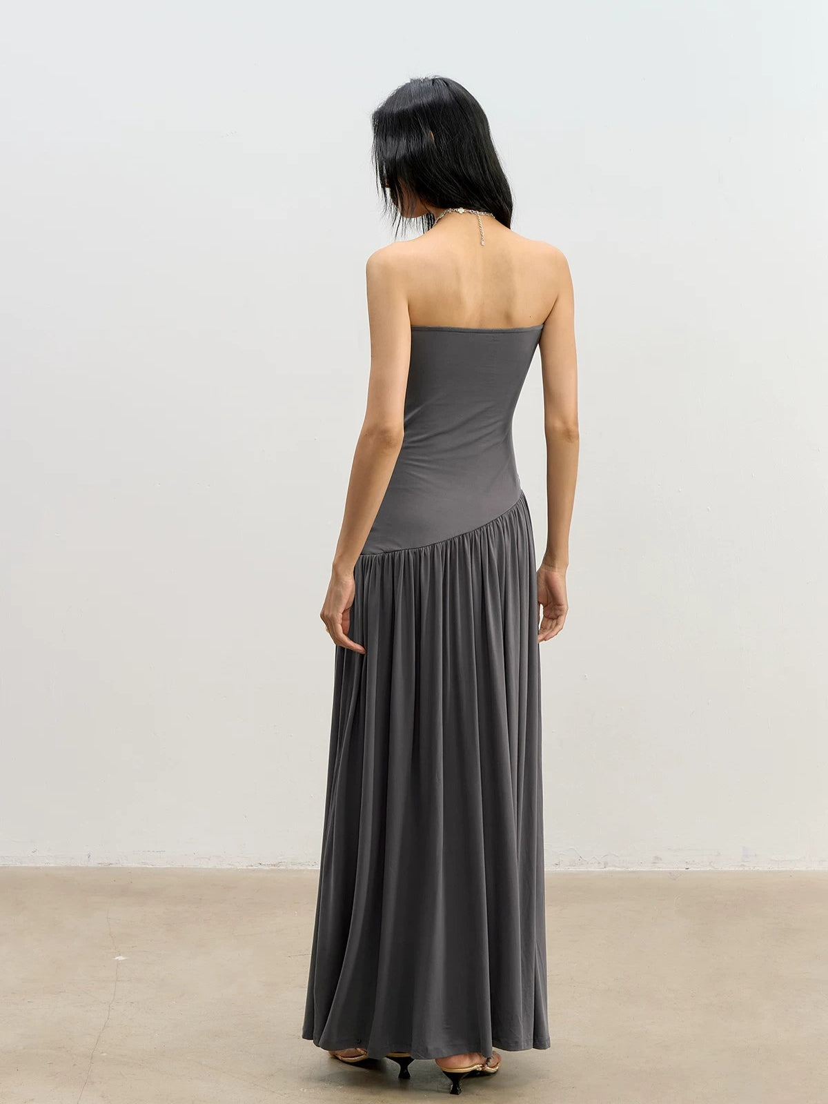Lyocell Twist Maxi Dress