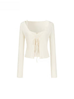 Lace V-neck Cardigan Top