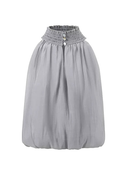 Lyocell Bubble Halter Top &amp; Skirt Set