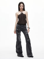 Studded Halter Top