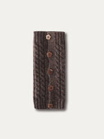 Wooden Flower Button Leg Warmers