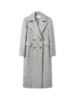 Gray Classic Statue Wool Coat