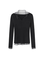 Mesh Spliced High-Stretch Base Layer