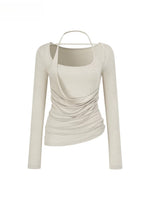 Ruched Halter Top
