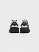 Black Quilted Casual Sneakers