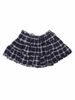 Plaid Shirt & Skort Set