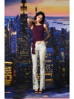 Tassel Rose Slim Tank Top