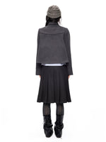 Korean Wool Blend Short Coat