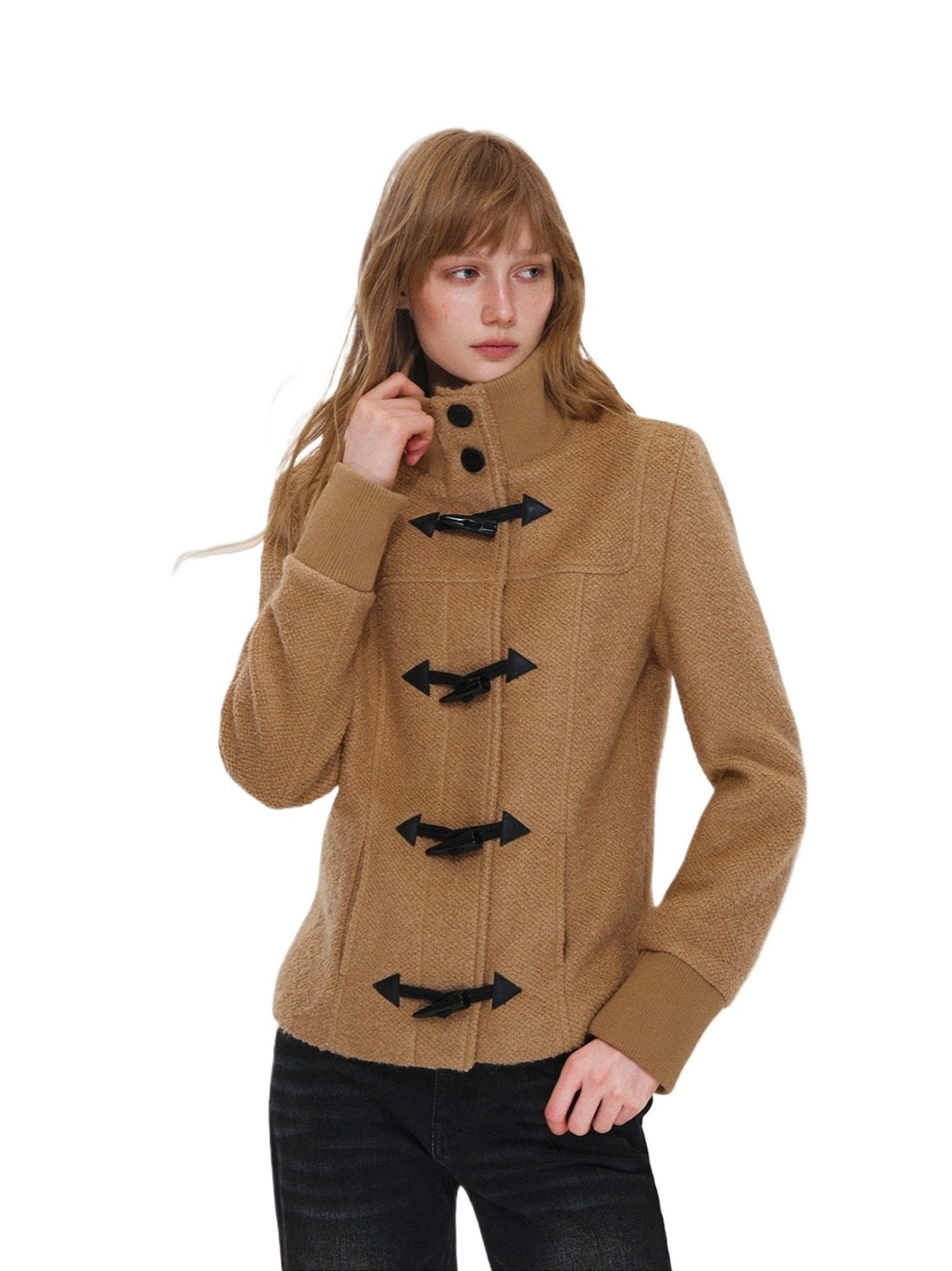 Vintage Wool Blend Toggle Coat