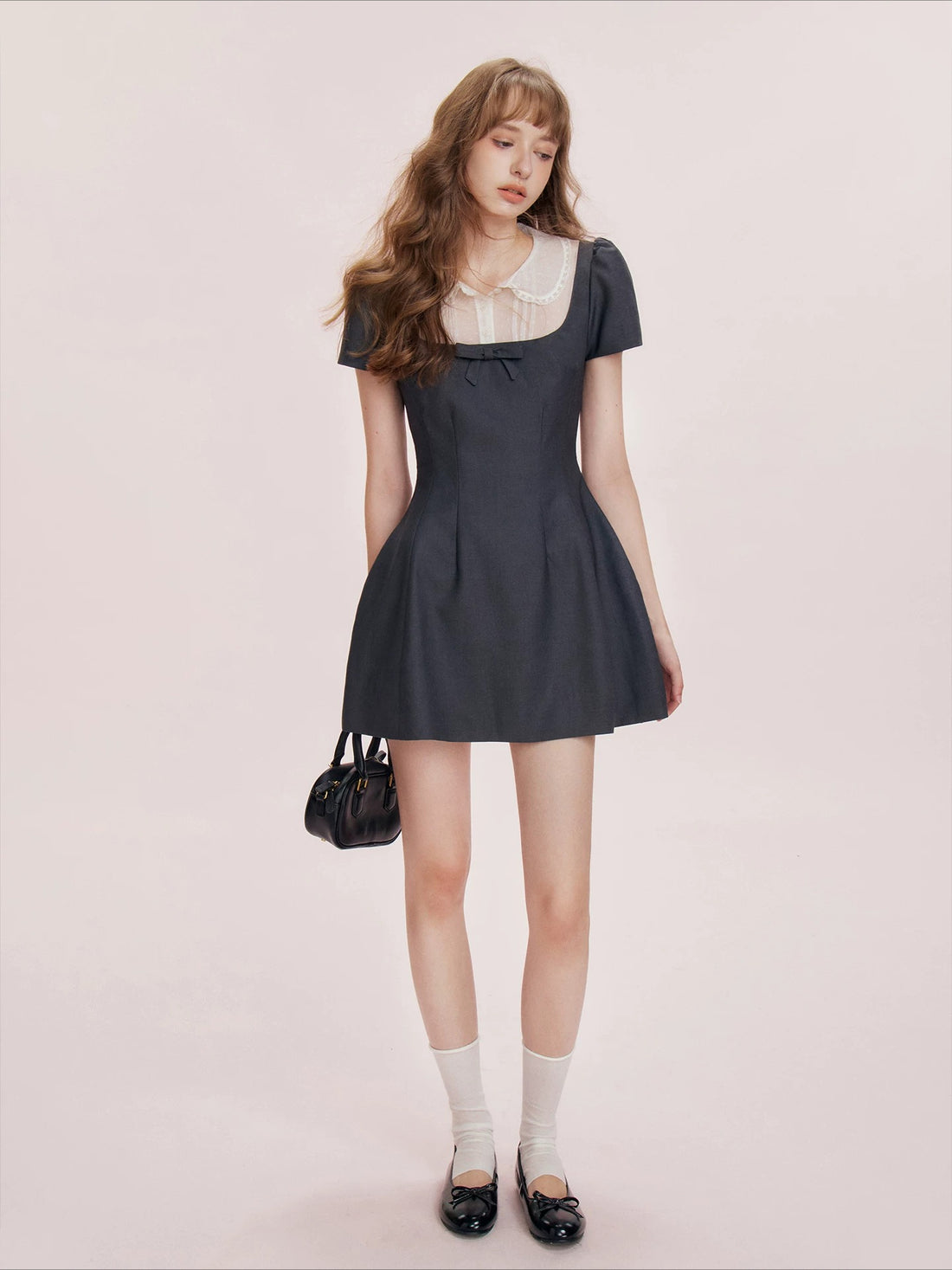 Bow Mesh Dress