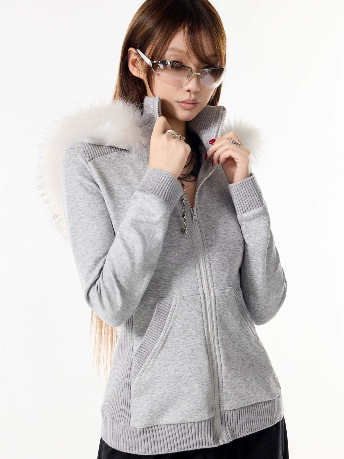 Hooded Slim Jacket