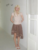Vintage Polka Dot A-Line Skirt