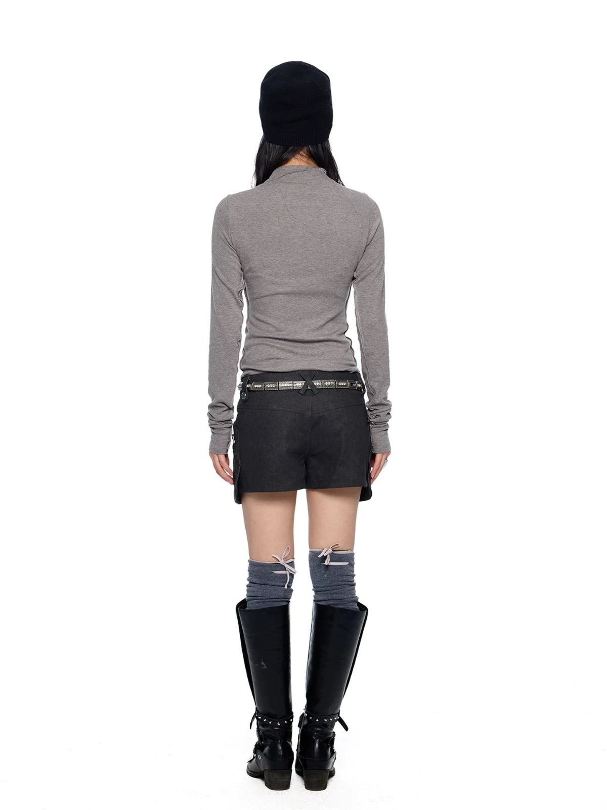 Lightweight Ruched Long Sleeve Top