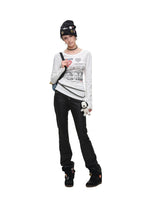 Comic Cutout T-Shirt Dress