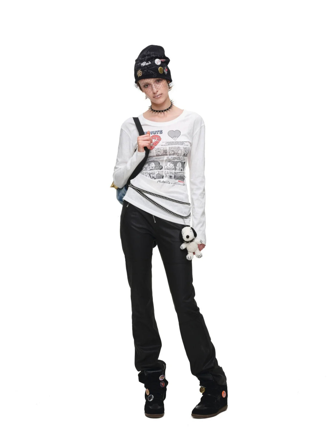 Comic Cutout T-Shirt Dress
