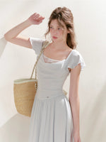 Lace Knit Maxi Dress