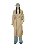 Khaki Double-Breasted Coat