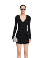 Uus Hourglass Knit Dress