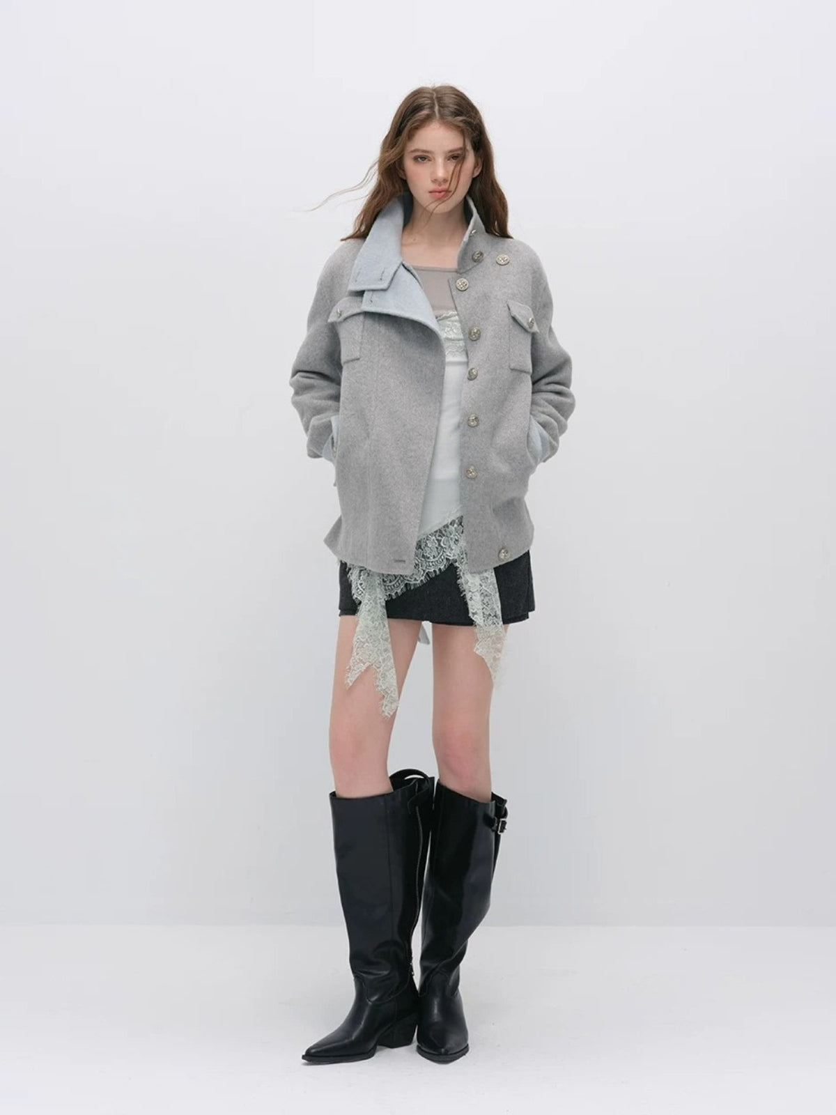 Urban Utility Wool Belted Coat