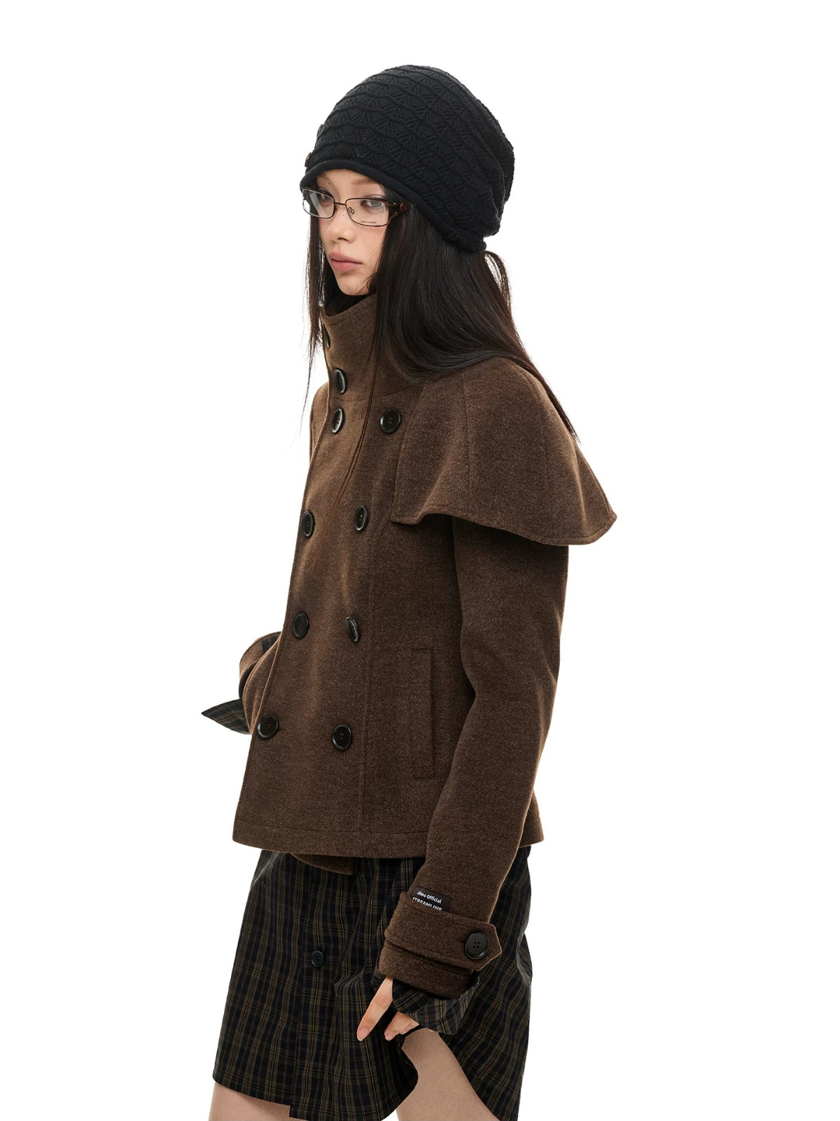 Vintage French Cape Wool Jacket