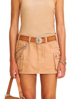 Compass Wild Road Cargo Skirt Sand