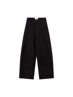 Wool Blend Curve Trousers