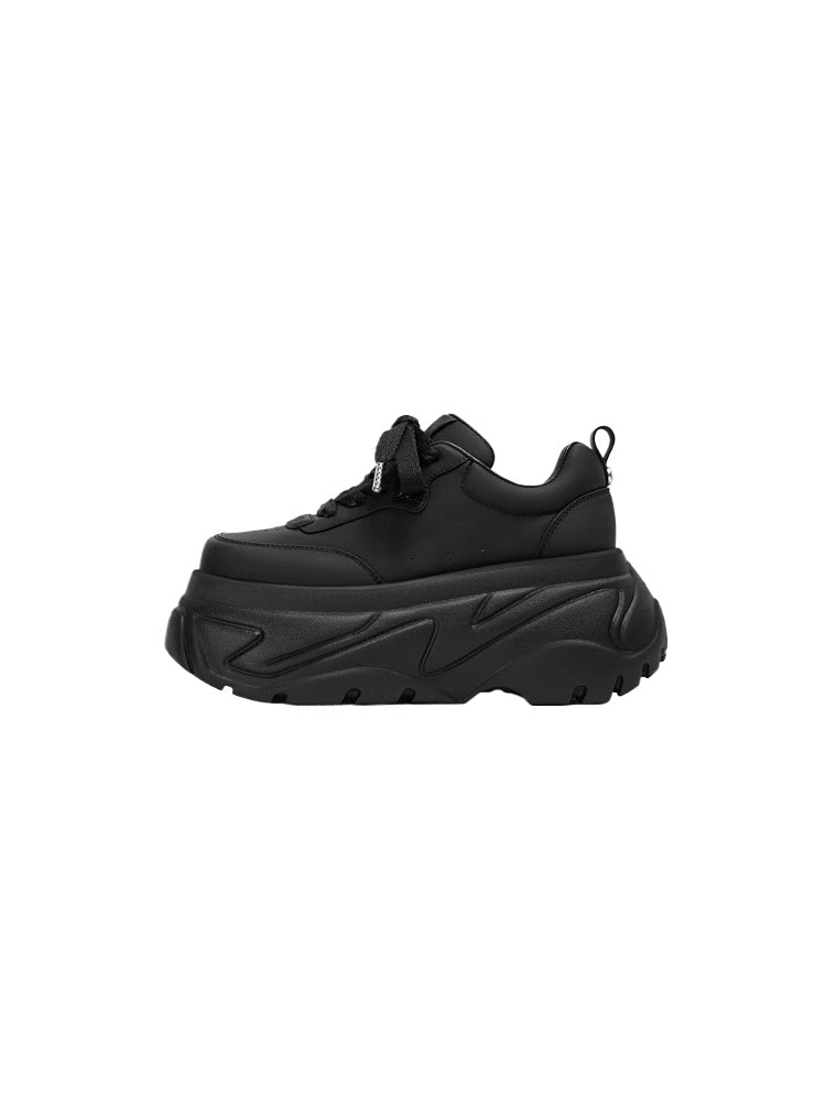 Platform Leather Sneakers